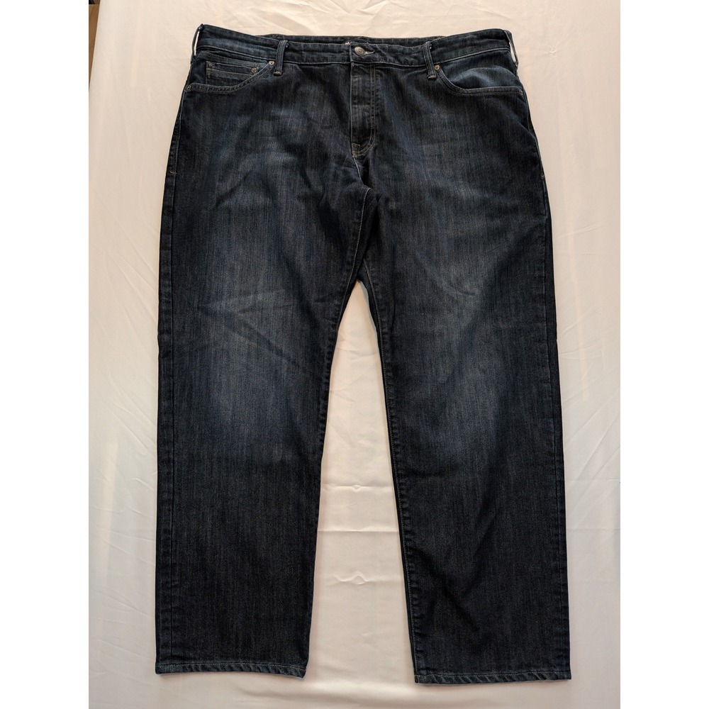 Mavi Matt Relaxed Straight Leg Jeans Mens 42x30 Dark Wash Blue Denim Casual